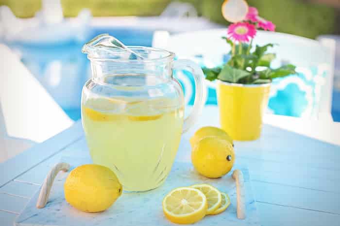 L'eau citronné est un diurétique naturel