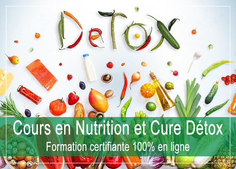 Cours de nutrition et cure Détox en ligne